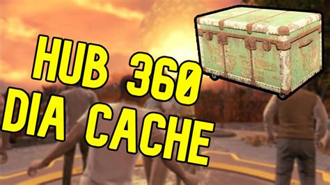 where is the dia cache in hub 360|DIA Cache: Hub 360 : r/fo4 .